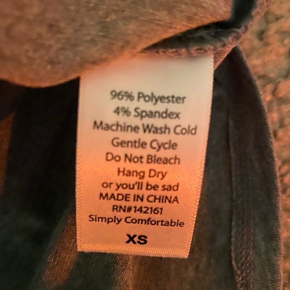 Lularoe xs randy extra small grey bodice NWT - Picture 3 of 3